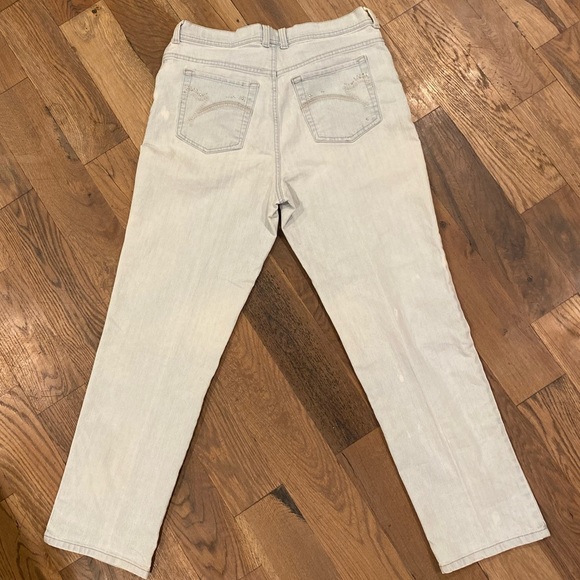 Gloria Vanderbilt Amanda Light Blue Denim Jeans Size 12 - Picture 6 of 15